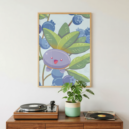 Blueberry Print