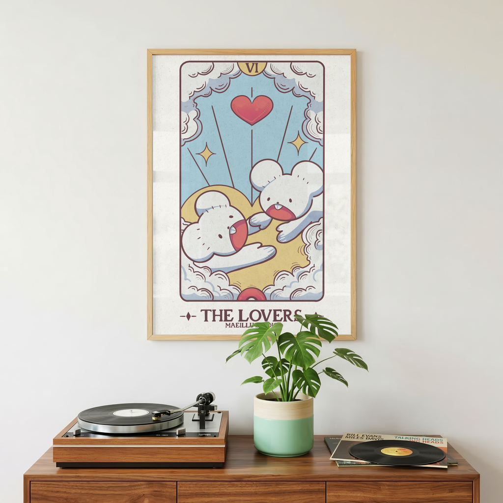 The Lovers Tarot Print