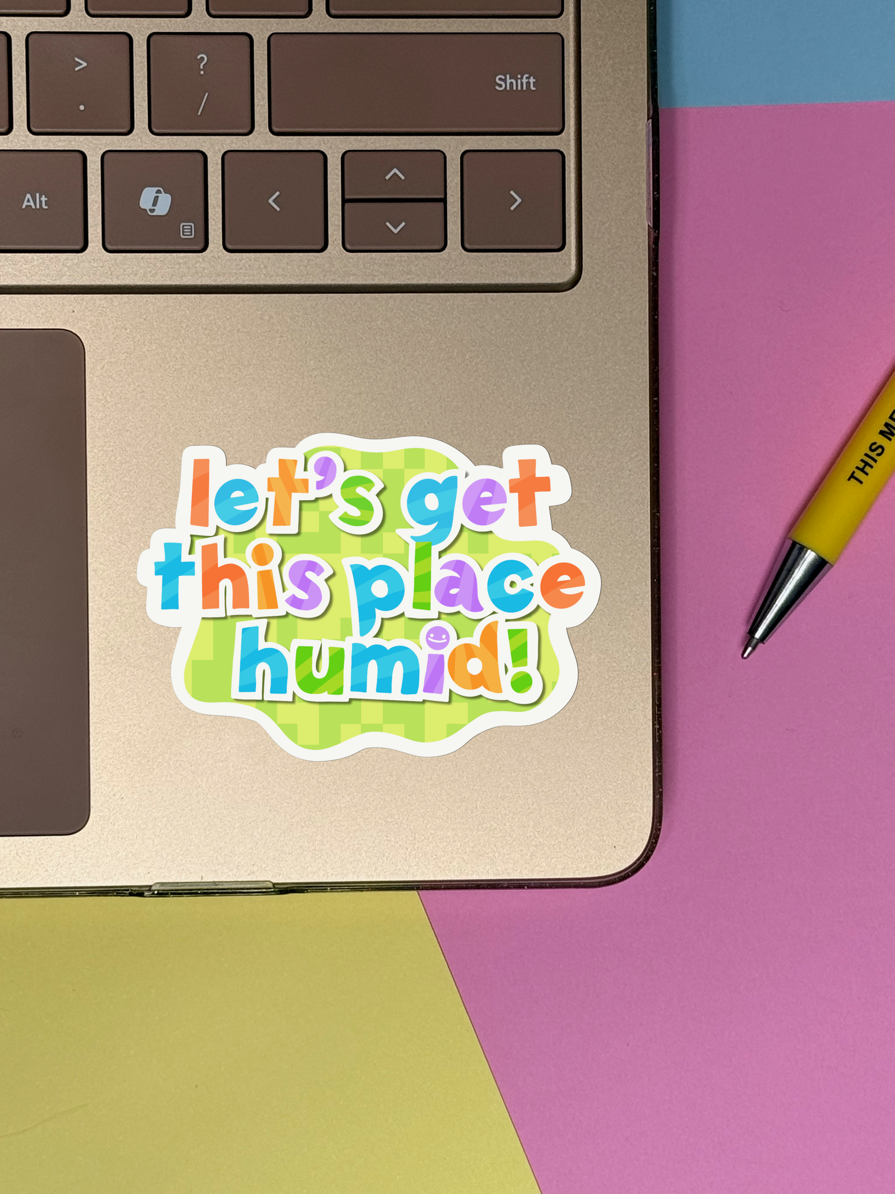 Get Humid Die-Cut Sticker