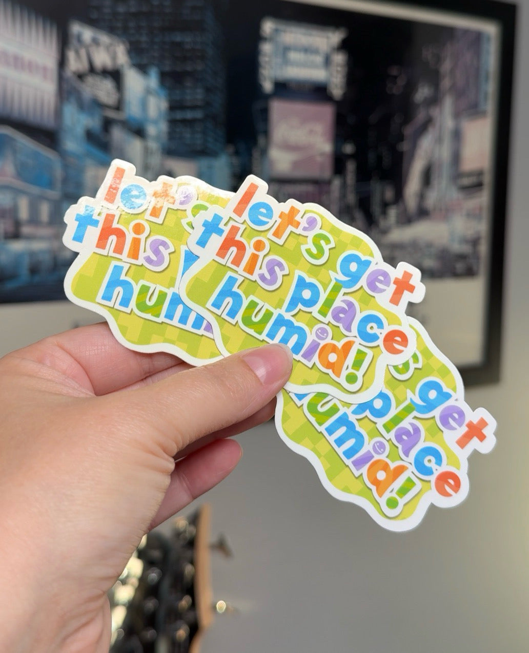 Get Humid Die-Cut Sticker