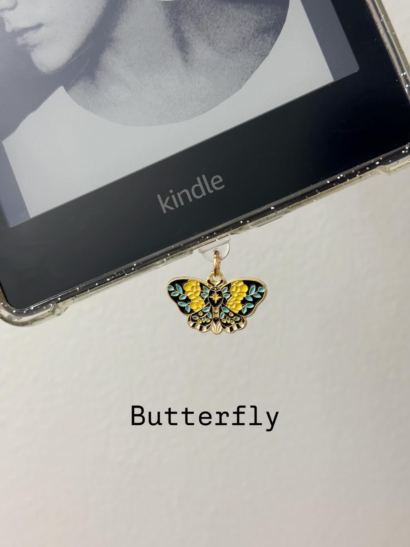 Enamel Bug Kindle Charm: USB-C E-Reader Accessories