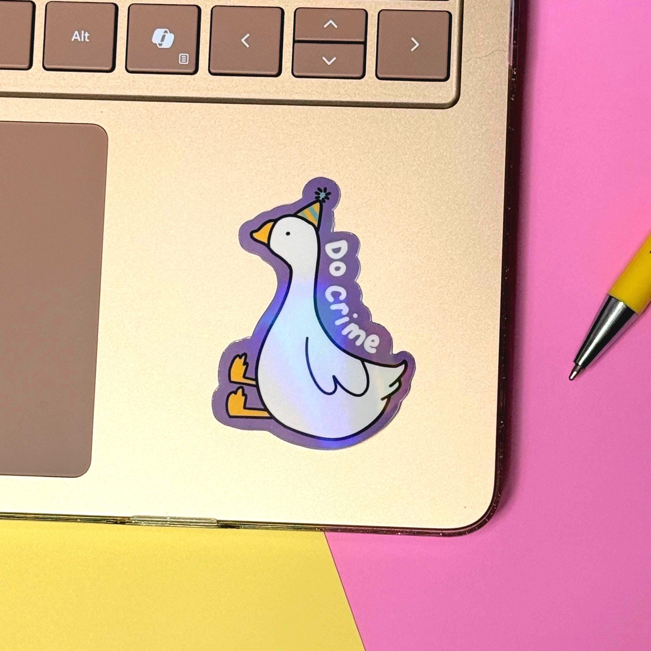 Holographic Silly Goose - water resistant