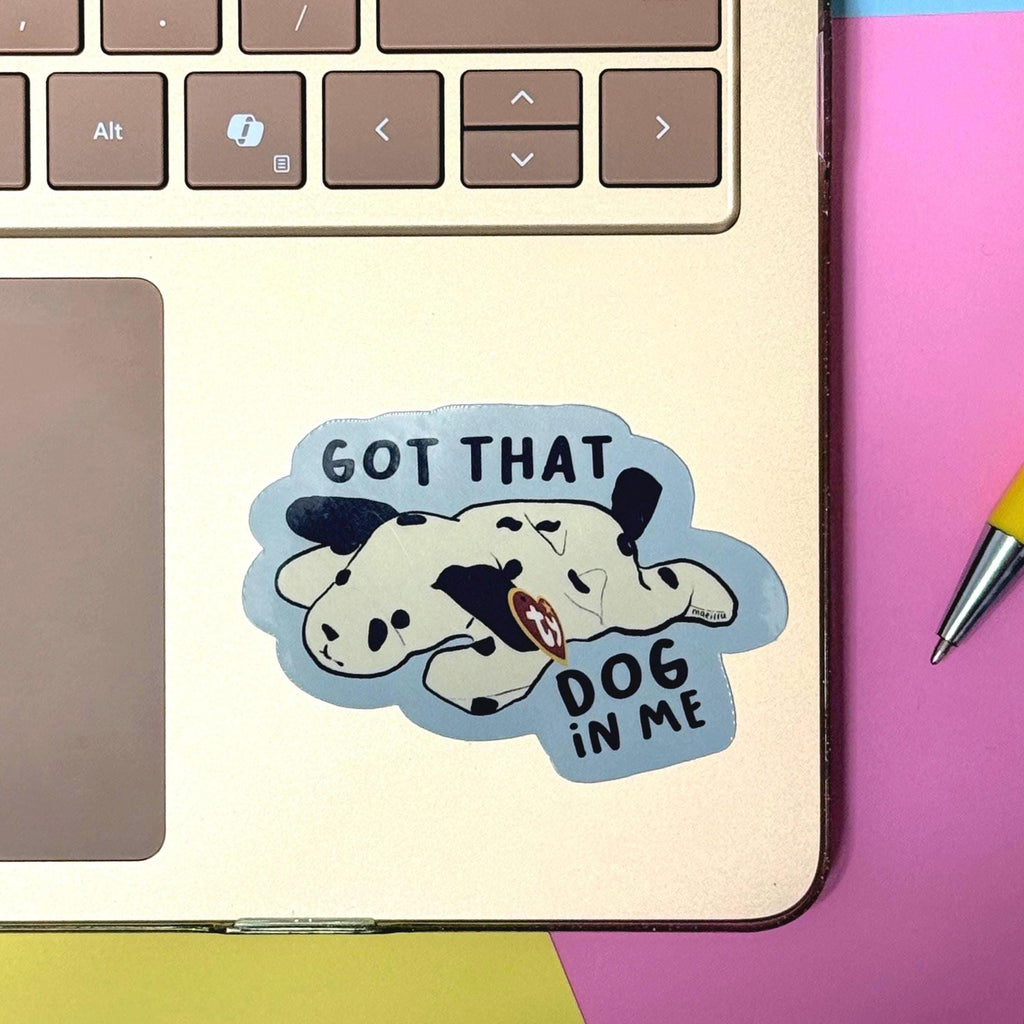 Got That Dog In Me Retro Plushie Dog