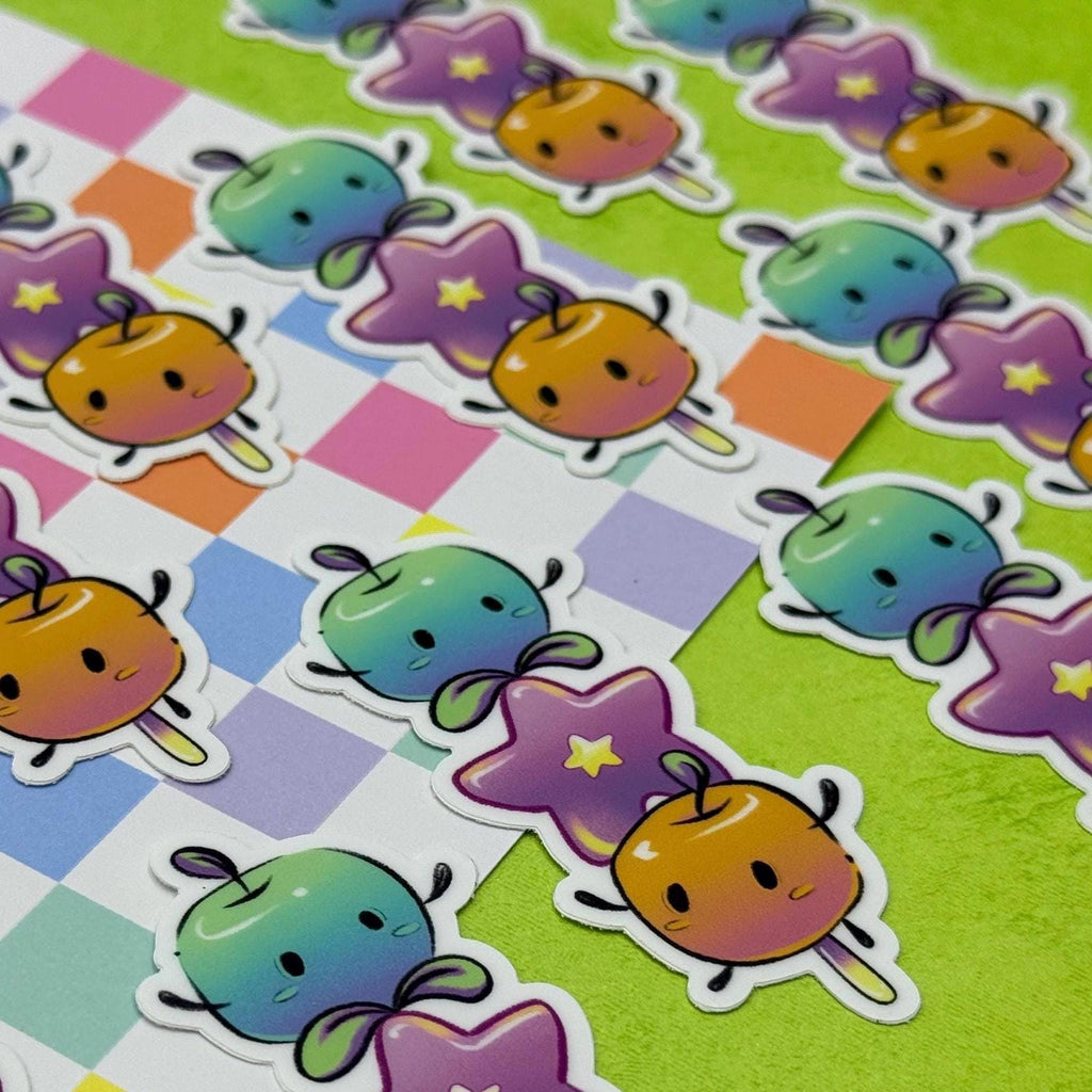Apple Farm Creature Dango Tanghulu Matte Sticker