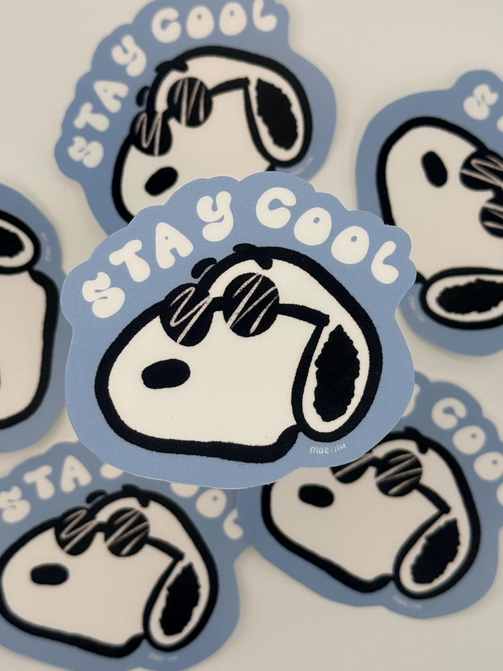 Stay Cool Matte Sticker